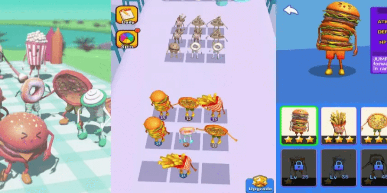 Merge Food Chess