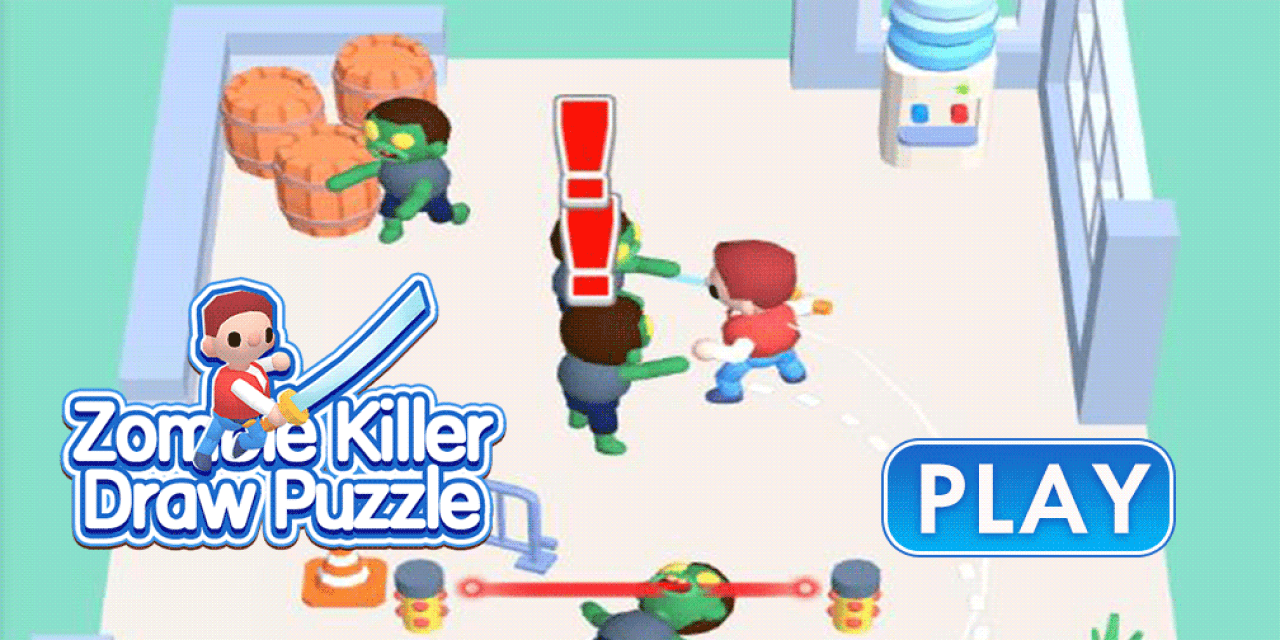 Zombie Killer Draw Puzzle